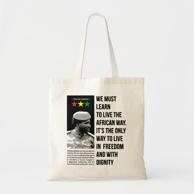 Tote Bag Gifts For Men Che Guevara Thomas Of Sankara Africa (Devant)
