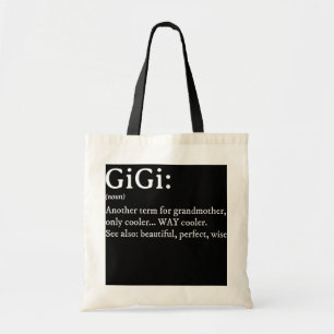 Tote Bag gigi définition dictionnaire gigi grand-mère mors 