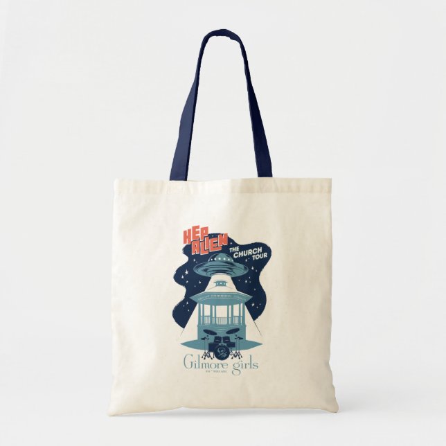 Tote Bag Gilmore Girls Hep Alien Church Tour (Devant)