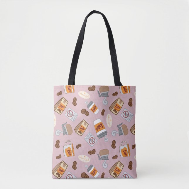 Tote Bag Gilmore Girls | Luke's Diner Coffee Motif (Devant)