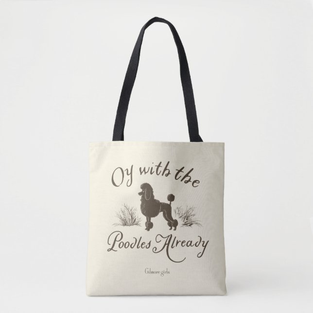 Tote Bag Gilmore Girls | Oy With the PoodlesDesign (Devant)