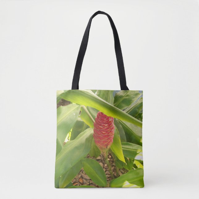 Tote Bag Gingembre de shampooing rouge sur une fourre-tout (Devant)