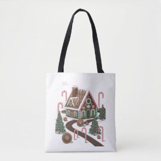 Tote Bag Gingerbread Cookie Wonderland