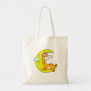 Tote Bag Girafe au coucher de la lune