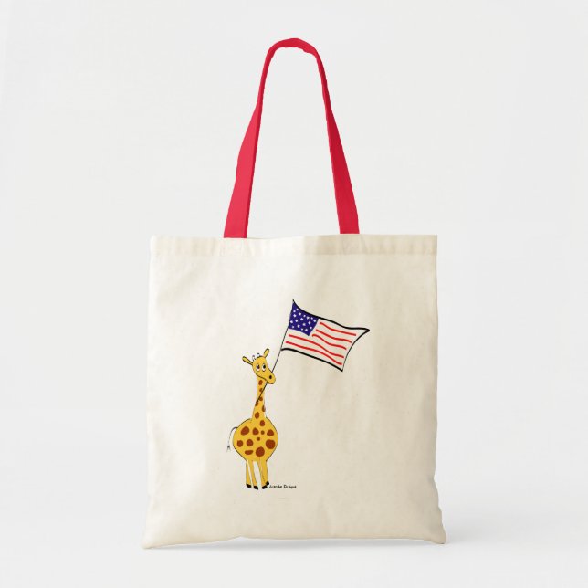 Tote Bag Giraffe américaine (Devant)
