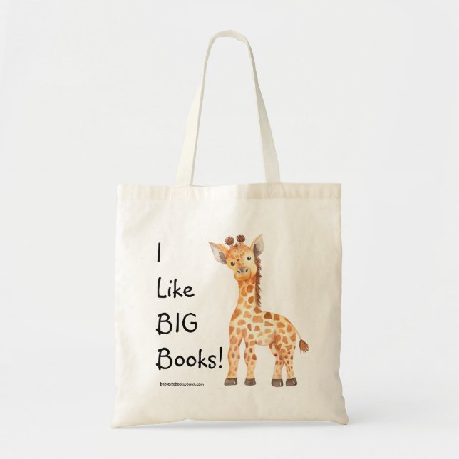 Tote Bag Giraffe Book Fourre-tout (Devant)