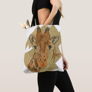 TOTE BAG GIRAFFE "HMM"