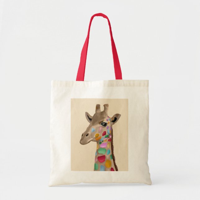 Tote Bag Giraffe multicolore (Devant)