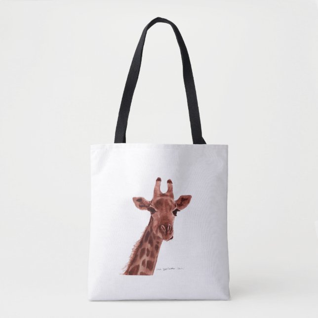 Tote Bag Giraffe shopping bag (Devant)