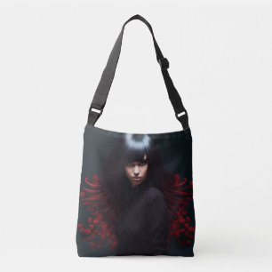Tote Bag girl black hair