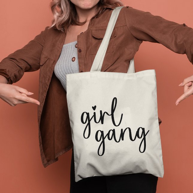 Tote Bag Girl Gang Cute Girl Modern (Créateur téléchargé)