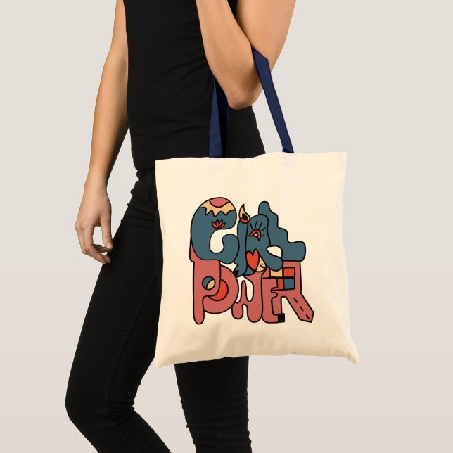 Tote Bag Girl Power (Devant (produit))
