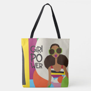 Tote Bag Girl Power Shoulder Fourre-tout