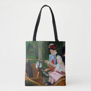 Tote Bag Girl Riding a Carrie, Mary Cassatt