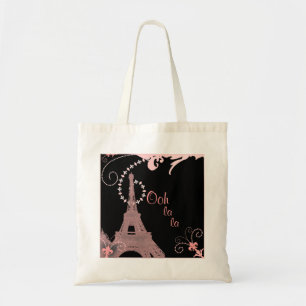 Tote Bag girly chic retro mode paris eiffel tower