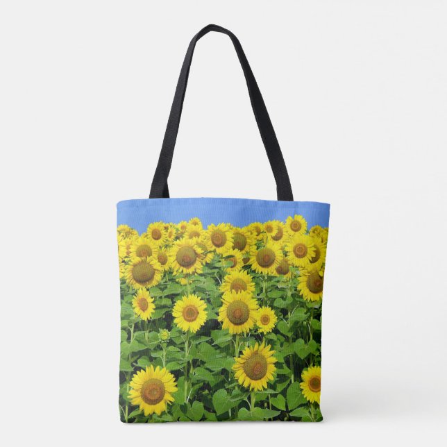 Tote Bag Gisements de tournesol (Dos)