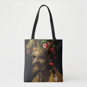 Tote Bag Giuseppe Arcimboldo - Quatre saisons en une tête