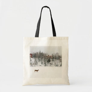 Tote Bag Glace et neige   Cerf en Neige Québec, Canada
