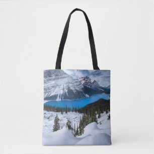 Tote Bag Glace et neige   Lac Peyto, Rocheuses canadiennes