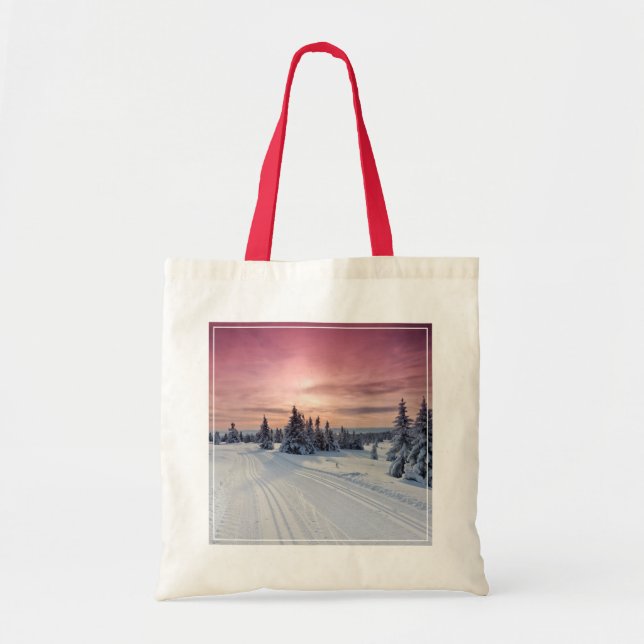 Tote Bag Glace et neige | Lillehammer, Norvège (Devant)