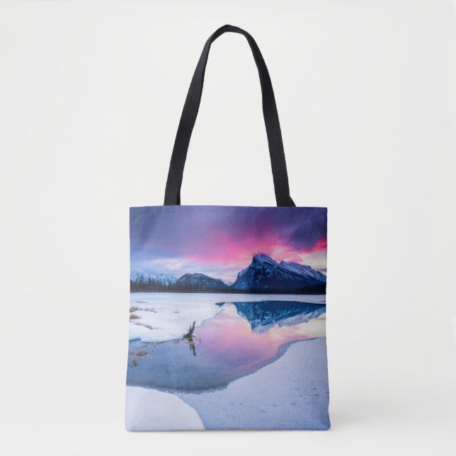 Tote Bag Glace et neige | Mt. Rundle, Canada (Devant)