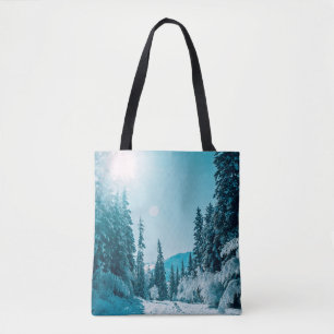 Tote Bag Glace et neige   Réserve naturelle de l'Altaï, Rus