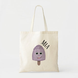 Tote Bag Glace puante souriante sur le manche avec de grand