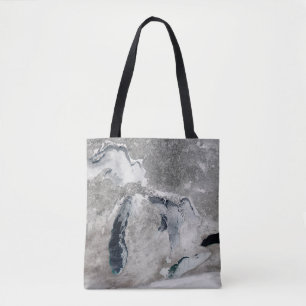 Tote Bag Glace Sur Les Grands Lacs, États-Unis.