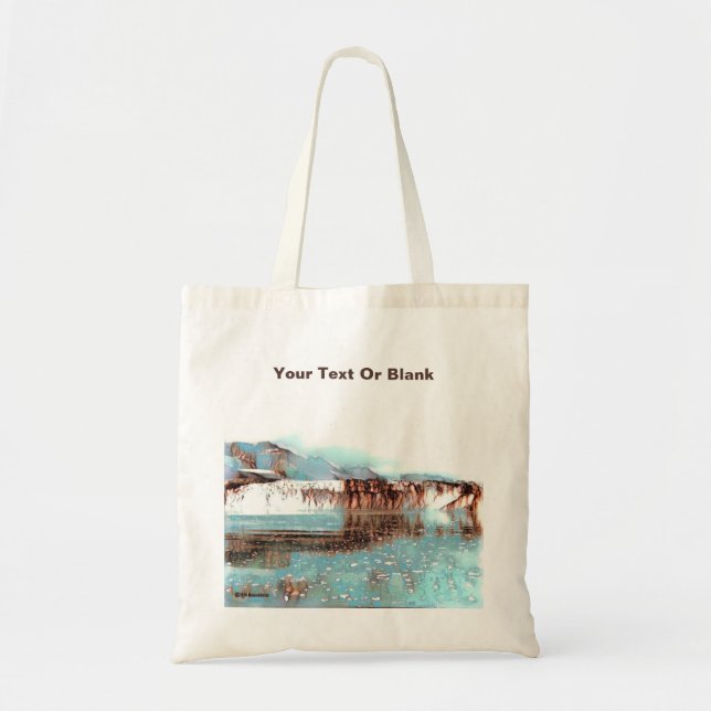 Tote Bag Glacier de la mer (Devant)