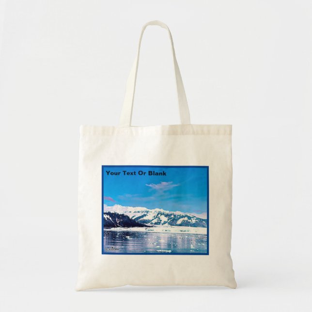 Tote Bag Glacier Tidewater de l'Alaska (Devant)