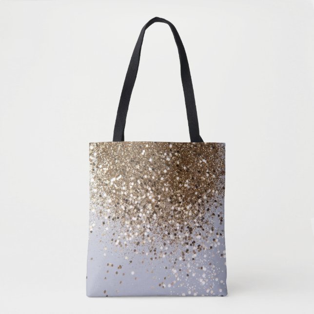 Tote Bag Glam étincelant Glam Gold Parties scintillant Glam (Devant)