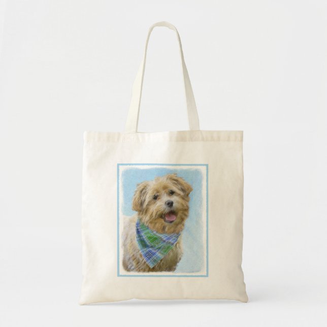 Tote Bag Glen of Imaal Terrier Peinture - Art original Chie (Devant)