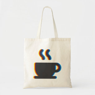 Tote Bag Glitch à café