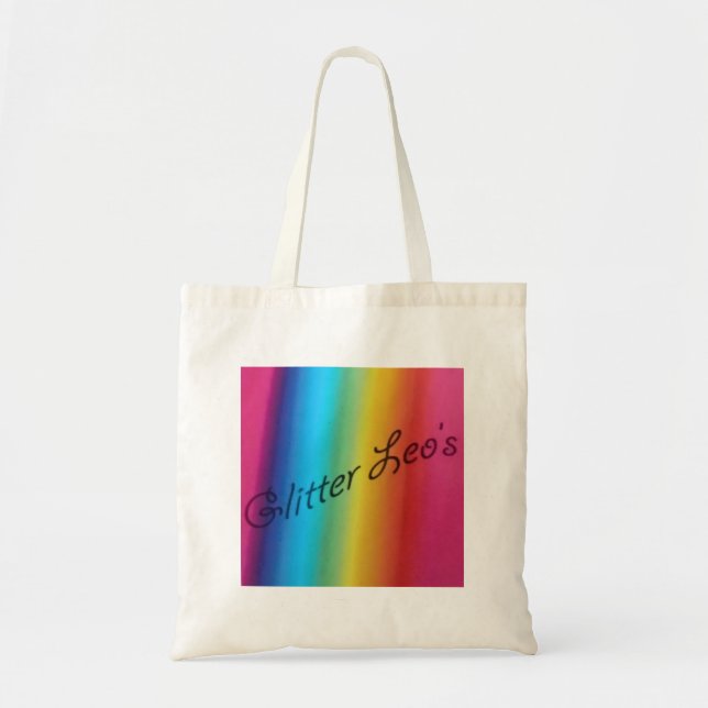 Tote Bag Glitter Leo's (Devant)
