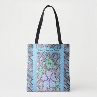 Tote Bag Gloire du matin sur Trellis