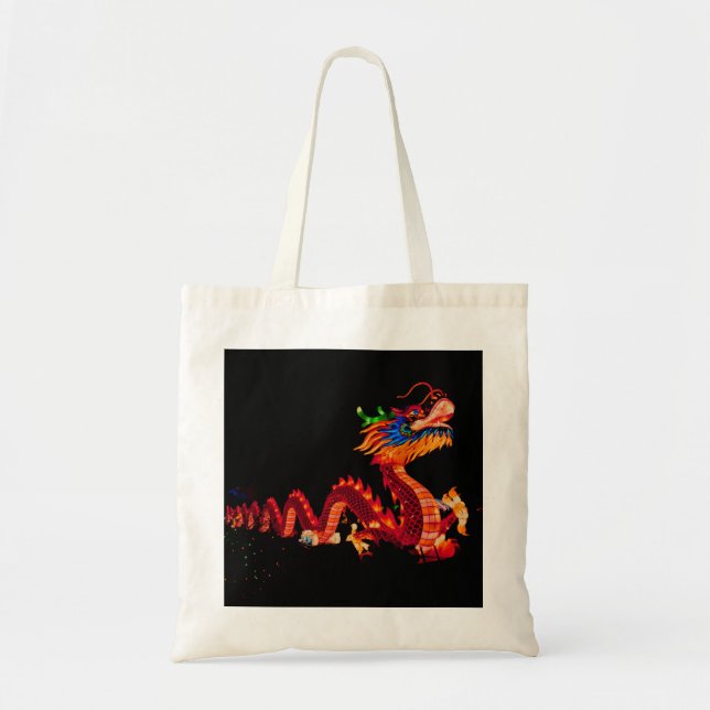 Tote Bag Glowing Chinese Parade Dragon (Devant)