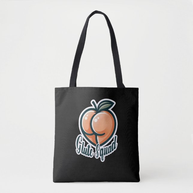 Tote Bag Glute Squad Peach Butt Glutes Fitness (Devant)