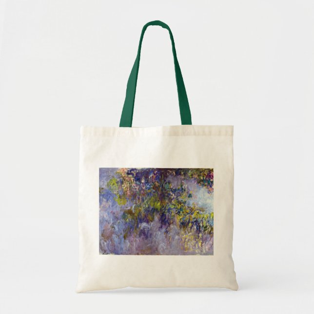Tote Bag Glycines (moitié gauche) de Claude Monet (Devant)