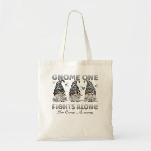 Tote Bag Gnome One combat seul Black Skin Cancer Sensibilis
