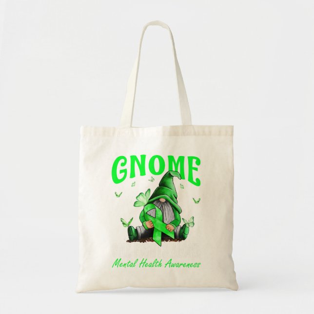 Tote Bag Gnome One combat seul la sensibilisation à la sant (Devant)