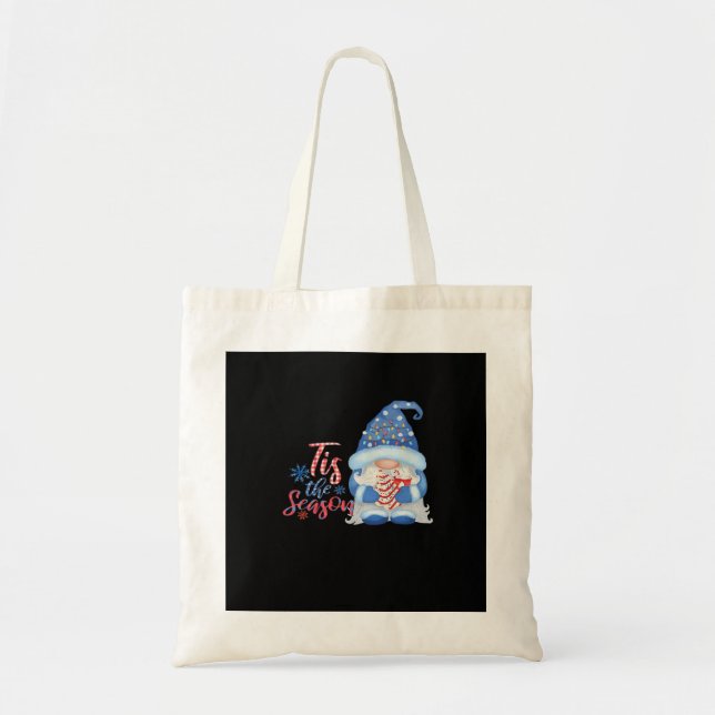 Tote Bag Gnome Tis The Season  (Devant)