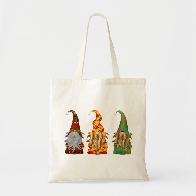 Tote Bag Gnomes de la forêt scandinave (Devant)