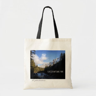 Tote Bag GNP Falls and Mountain Canvas Fourre-tout