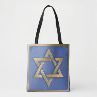 Gold Blue Star de David Art Panel