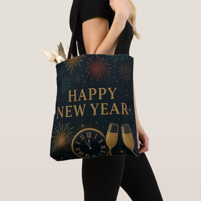 Tote Bag Gold New Year (De près)