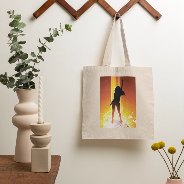 Tote Bag Golden Disco Woman (Créateur téléchargé)
