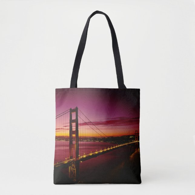 Tote Bag Golden Gate Bridge, San Francisco, Californie 3 (Devant)