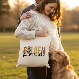 Tote Bag Golden Mama Maman Golden Retriever en devenir