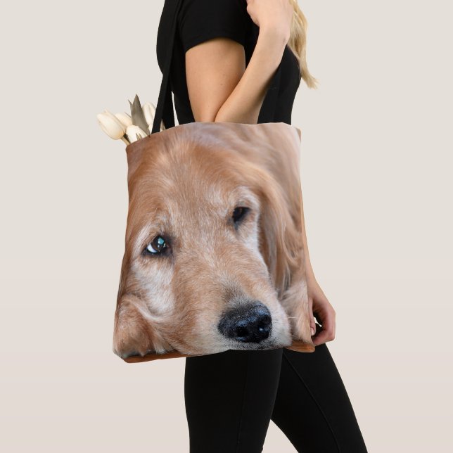 Tote Bag Golden Retriever Closeup (De près)