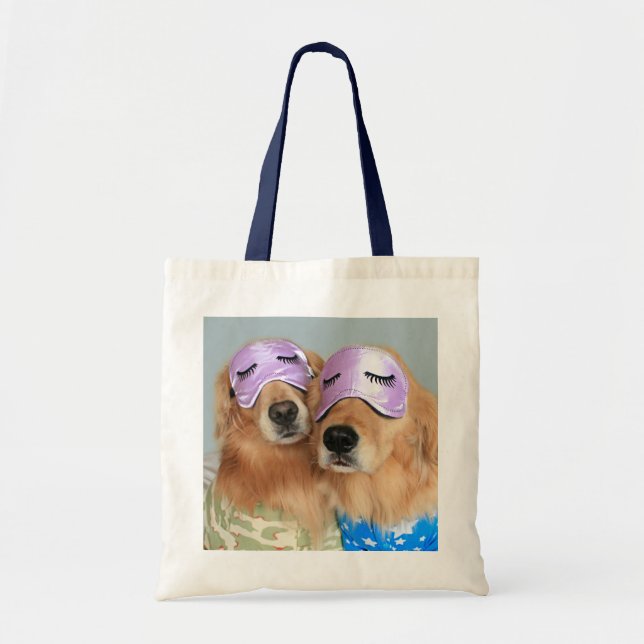 Tote Bag Golden Retriever vous rêve (Devant)